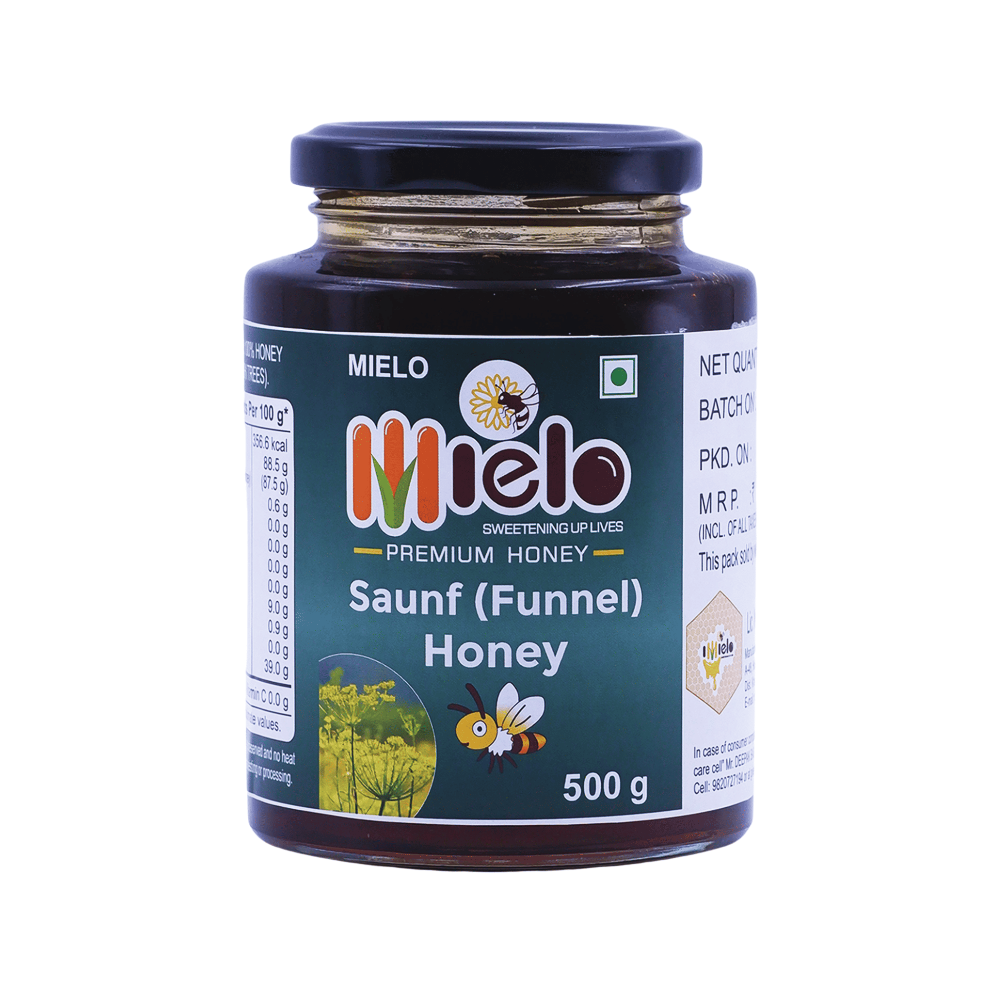 Mielo Saunf honey 500g 